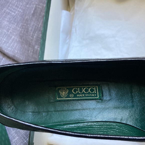 ..SOLD..Vintage Gucci Loafers - Picture 3 of 9